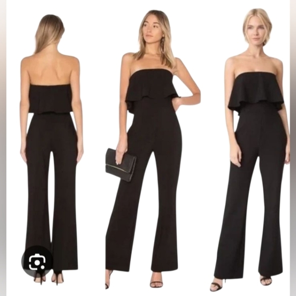 Likely EUC Black Sleeveless Jumpsuit Size 6 - Picture 1 of 10